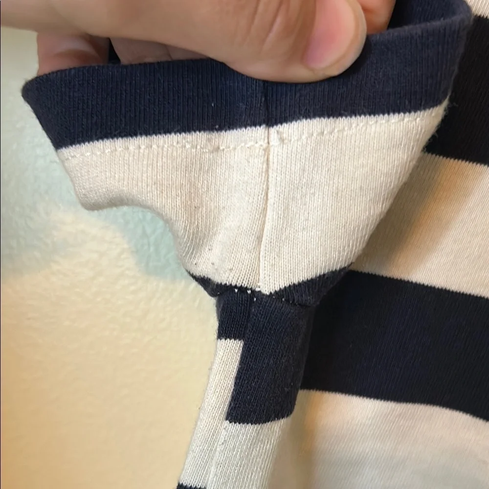 J. Crew Navy and White Stripe Mini Dress Size XS